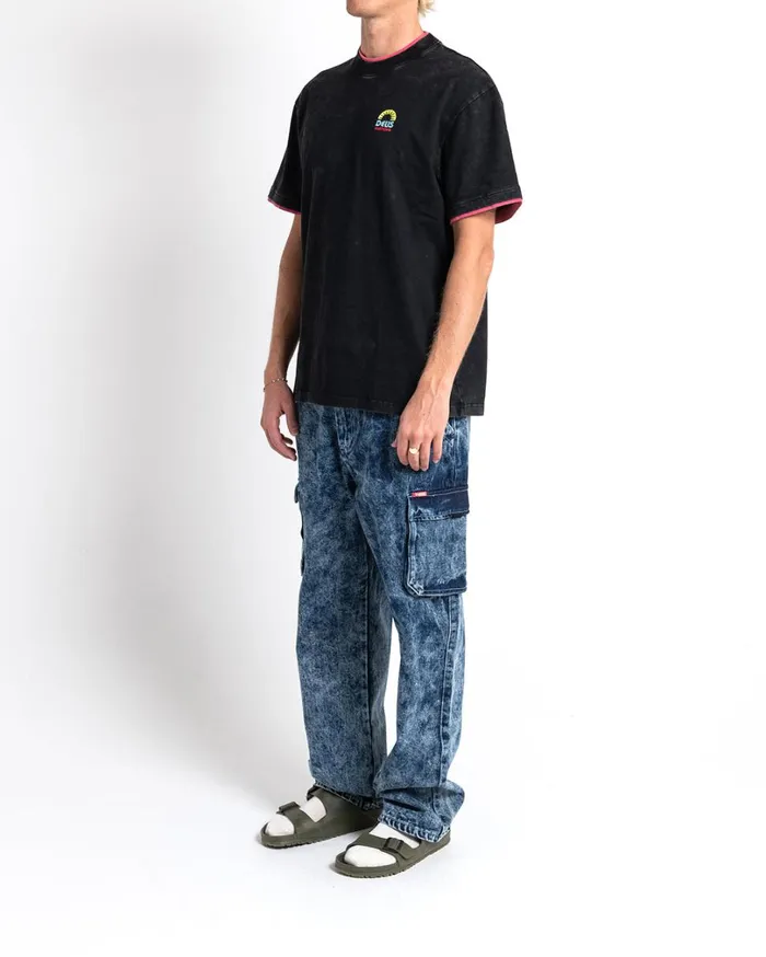 Double Up Tee 8211 Anthracite Men Deus Ex Machina Tees Double Up Tee 8211 Anthracite Men Deus Ex Machina Tees