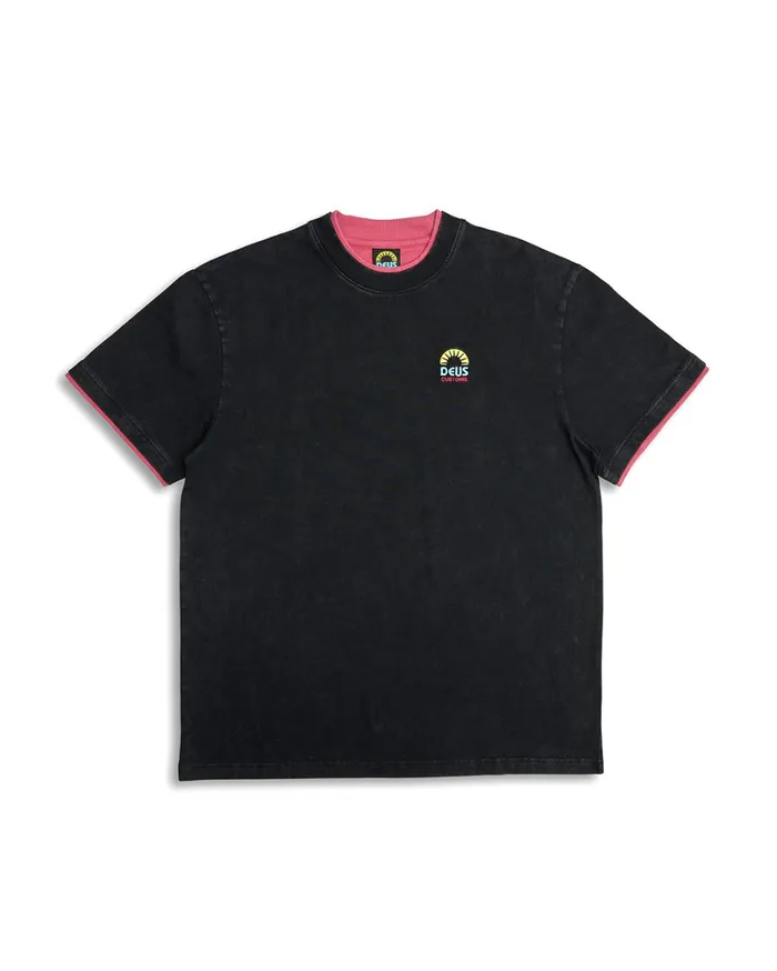 Double Up Tee 8211 Anthracite Men Deus Ex Machina Tees Double Up Tee 8211 Anthracite Men Deus Ex Machina Tees
