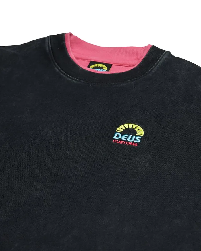 Double Up Tee 8211 Anthracite Men Deus Ex Machina Tees Double Up Tee 8211 Anthracite Men Deus Ex Machina Tees