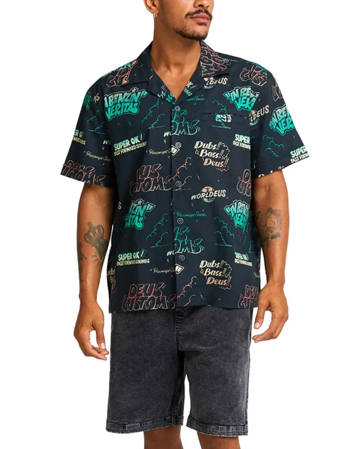 Dub Bass Shirt 8211 Anthracite Men Deus Ex Machina Shirts