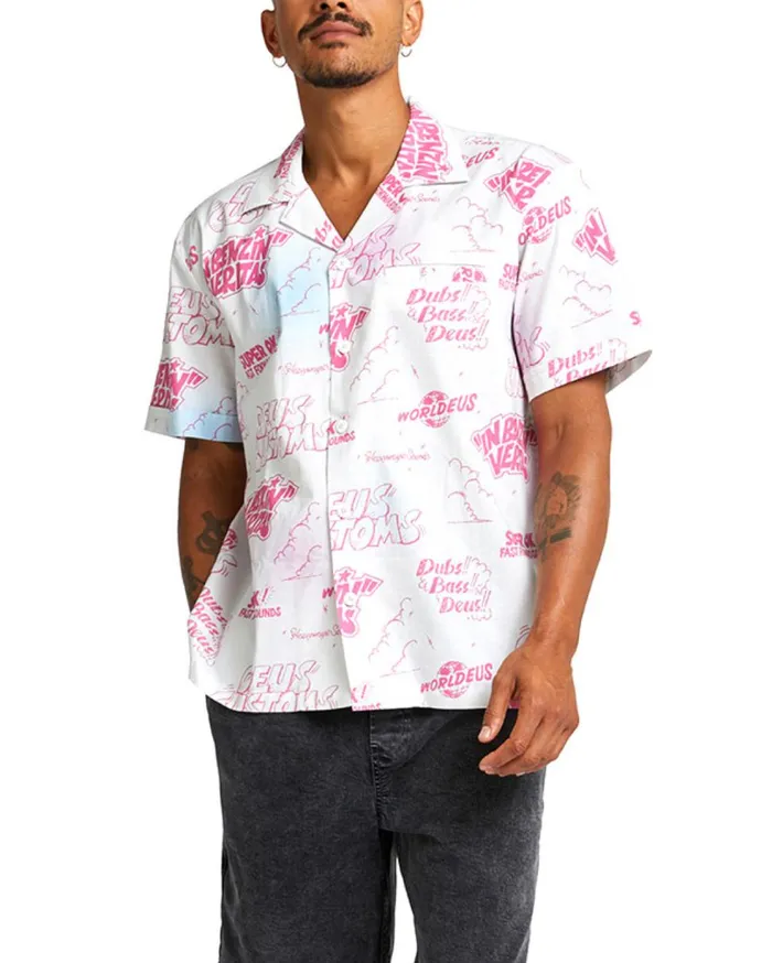 Dub Bass Shirt 8211 Vintage White Men Deus Ex Machina Shirts