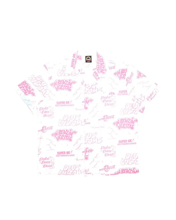 Dub Bass Shirt 8211 Vintage White Men Deus Ex Machina Shirts Dub Bass Shirt 8211 Vintage White Men Deus Ex Machina Shirts