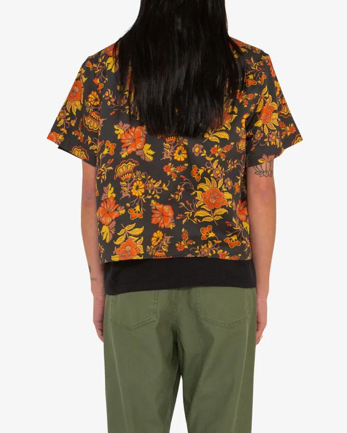 Dutchie Short Sleeve Shirt 8211 Black Multi Women Deus Ex Machina Shirts Dutchie Short Sleeve Shirt 8211 Black Multi Women Deus Ex Machina Shirts