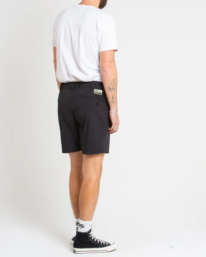 Dweller Trek Short 8211 Black Men Deus Ex Machina Shorts Dweller Trek Short 8211 Black Men Deus Ex Machina Shorts