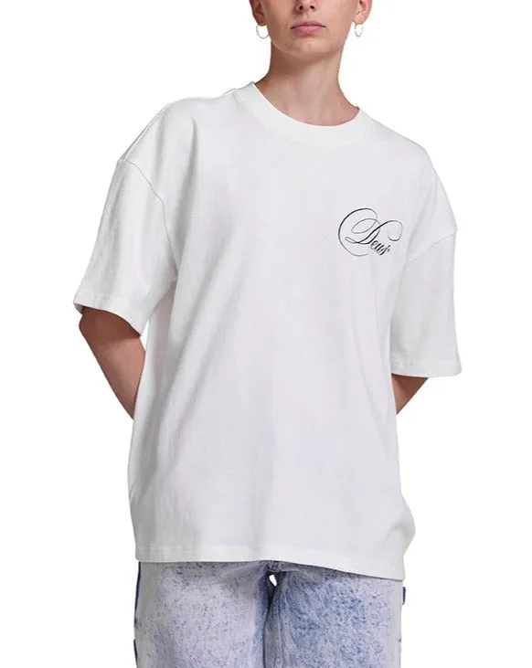 Dxw Caution Tee 8211 Vintage White Women Deus Ex Machina Tees