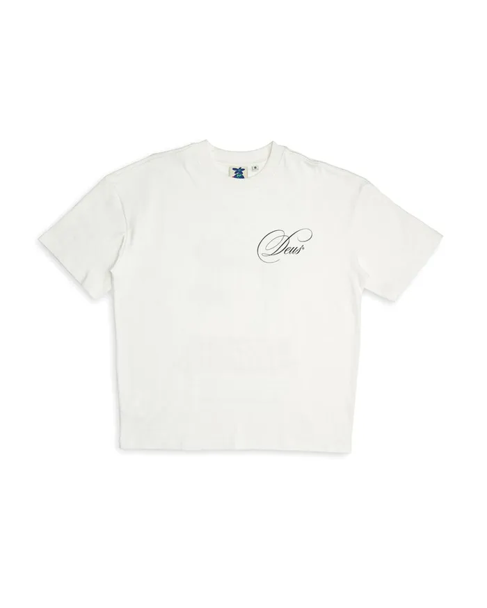 Dxw Caution Tee 8211 Vintage White Women Deus Ex Machina Tees Dxw Caution Tee 8211 Vintage White Women Deus Ex Machina Tees