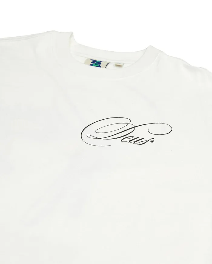 Dxw Caution Tee 8211 Vintage White Women Deus Ex Machina Tees Dxw Caution Tee 8211 Vintage White Women Deus Ex Machina Tees
