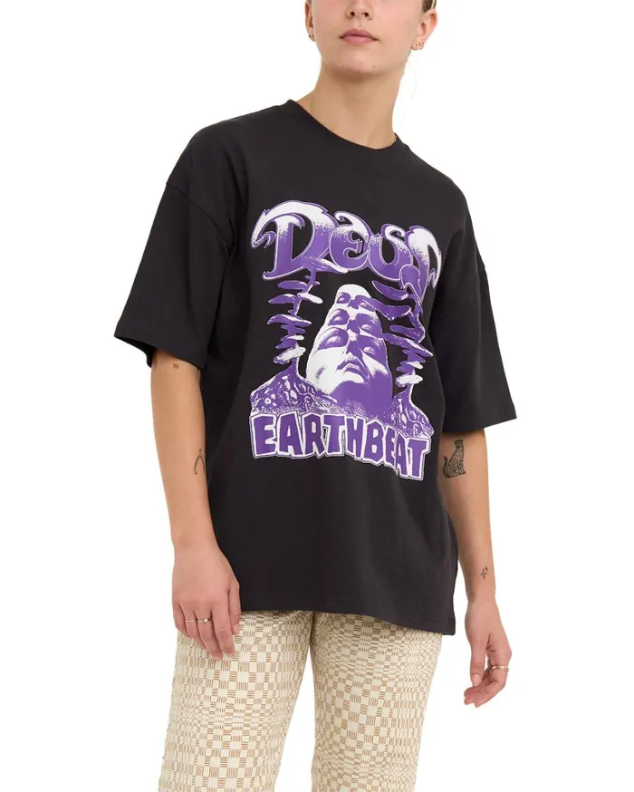Dxw Earthbeat Tee 8211 Anthracite Women Deus Ex Machina Tees