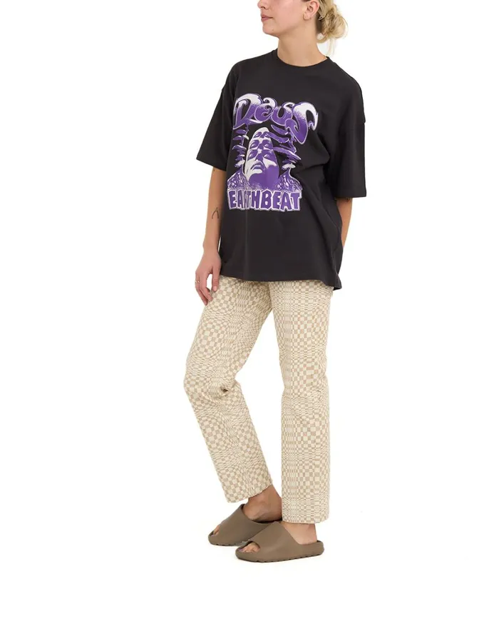 Dxw Earthbeat Tee 8211 Anthracite Women Deus Ex Machina Tees Dxw Earthbeat Tee 8211 Anthracite Women Deus Ex Machina Tees