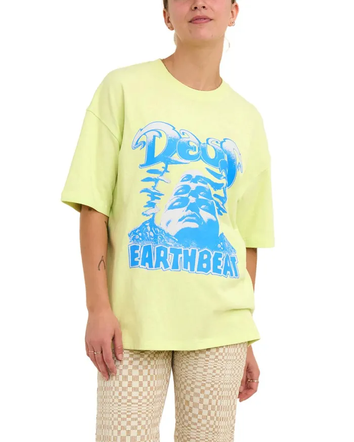 Dxw Earthbeat Tee 8211 Luminary Green Women Deus Ex Machina Tees