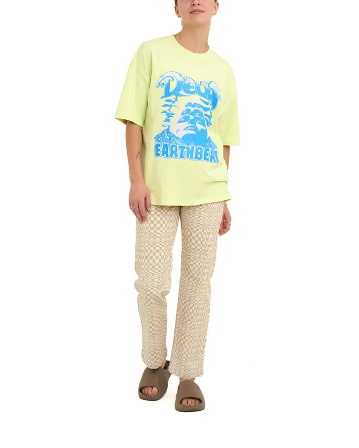 Dxw Earthbeat Tee 8211 Luminary Green Women Deus Ex Machina Tees Dxw Earthbeat Tee 8211 Luminary Green Women Deus Ex Machina Tees