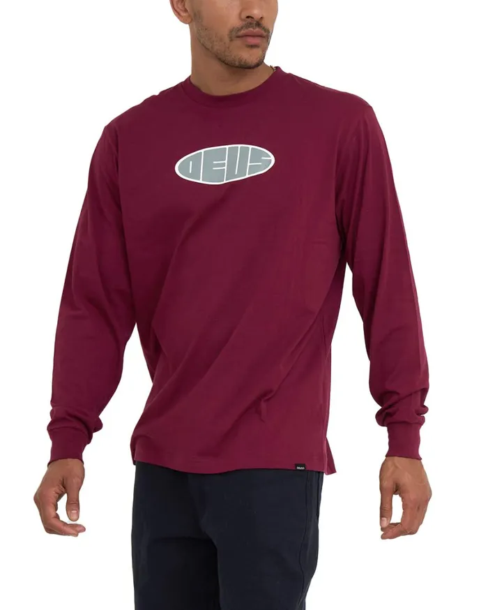 Eclipse Long Sleeve Tee 8211 Rhodo Men Deus Ex Machina Tees