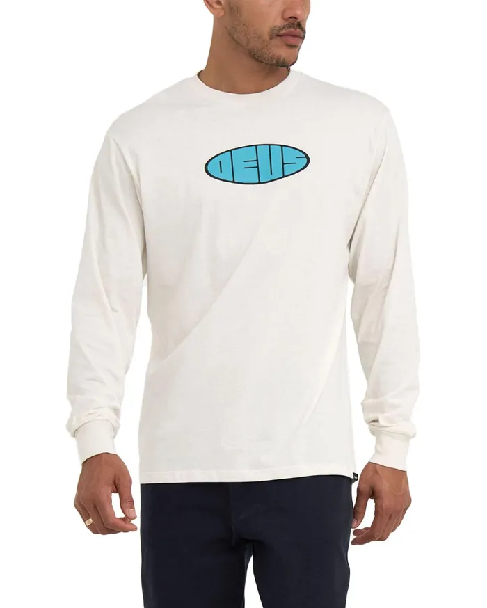 Eclipse Long Sleeve Tee 8211 Vintage White Men Deus Ex Machina Tees