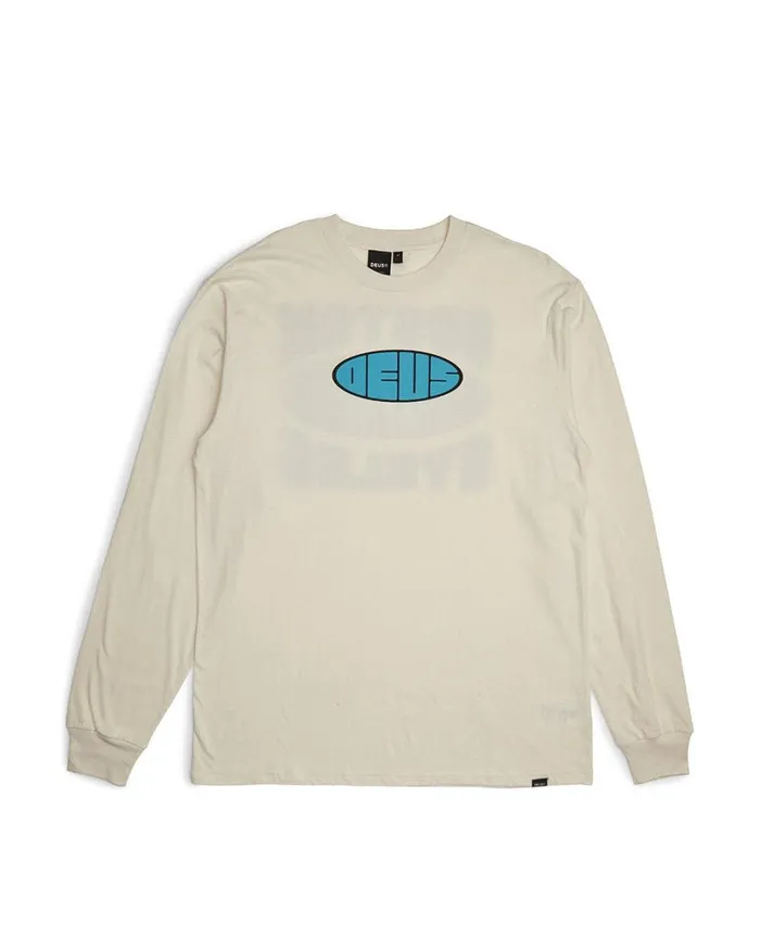 Eclipse Long Sleeve Tee 8211 Vintage White Men Deus Ex Machina Tees Eclipse Long Sleeve Tee 8211 Vintage White Men Deus Ex Machina Tees