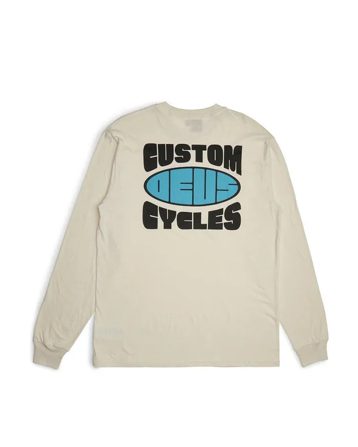Eclipse Long Sleeve Tee 8211 Vintage White Men Deus Ex Machina Tees Eclipse Long Sleeve Tee 8211 Vintage White Men Deus Ex Machina Tees