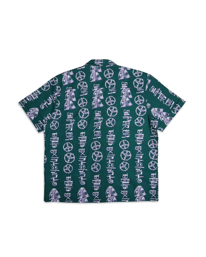 Effigy Shirt 8211 Deep Green Men Deus Ex Machina Shirts Effigy Shirt 8211 Deep Green Men Deus Ex Machina Shirts