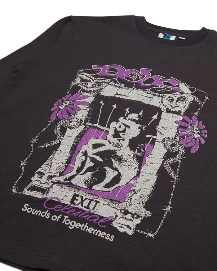 Embrace Long Sleeve Tee 8211 Anthracite Women Deus Ex Machina Tees Embrace Long Sleeve Tee 8211 Anthracite Women Deus Ex Machina Tees