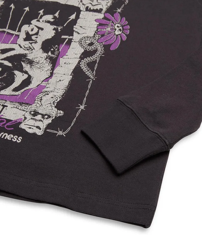Embrace Long Sleeve Tee 8211 Anthracite Women Deus Ex Machina Tees Embrace Long Sleeve Tee 8211 Anthracite Women Deus Ex Machina Tees