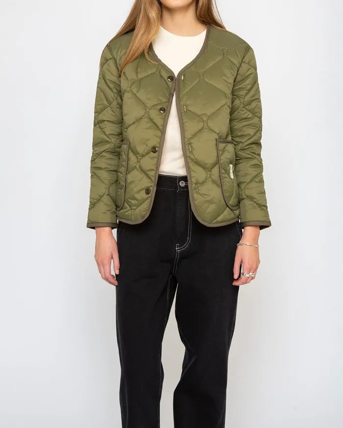 Emma Liner Jacket Relaxed Fit 8211 Clover Women Deus Ex Machina Outerwear