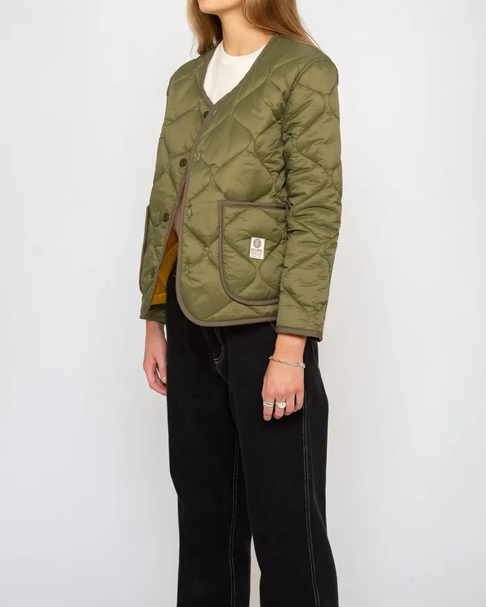 Emma Liner Jacket Relaxed Fit 8211 Clover Women Deus Ex Machina Outerwear Emma Liner Jacket Relaxed Fit 8211 Clover Women Deus Ex Machina Outerwear