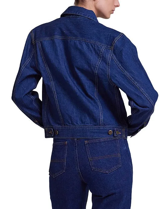 Exposure Jacket 8211 Vintage Blue Denim Women Deus Ex Machina Outerwear Exposure Jacket 8211 Vintage Blue Denim Women Deus Ex Machina Outerwear