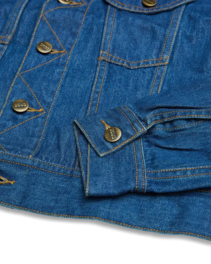 Exposure Jacket 8211 Vintage Blue Denim Women Deus Ex Machina Outerwear Exposure Jacket 8211 Vintage Blue Denim Women Deus Ex Machina Outerwear