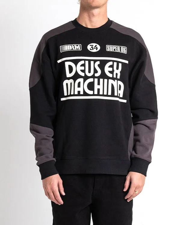 Fixer Crew 8211 Black Men Deus Ex Machina Hoodies and Sweaters