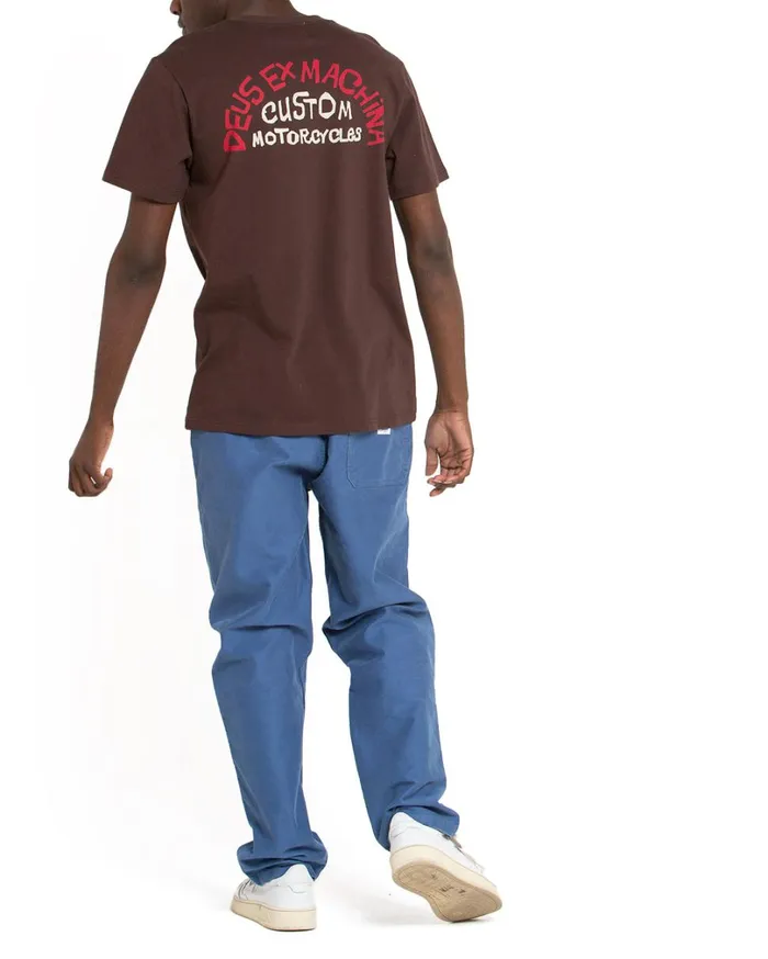 Flash Tee 8211 Choc Brown Men Deus Ex Machina Tees Flash Tee 8211 Choc Brown Men Deus Ex Machina Tees