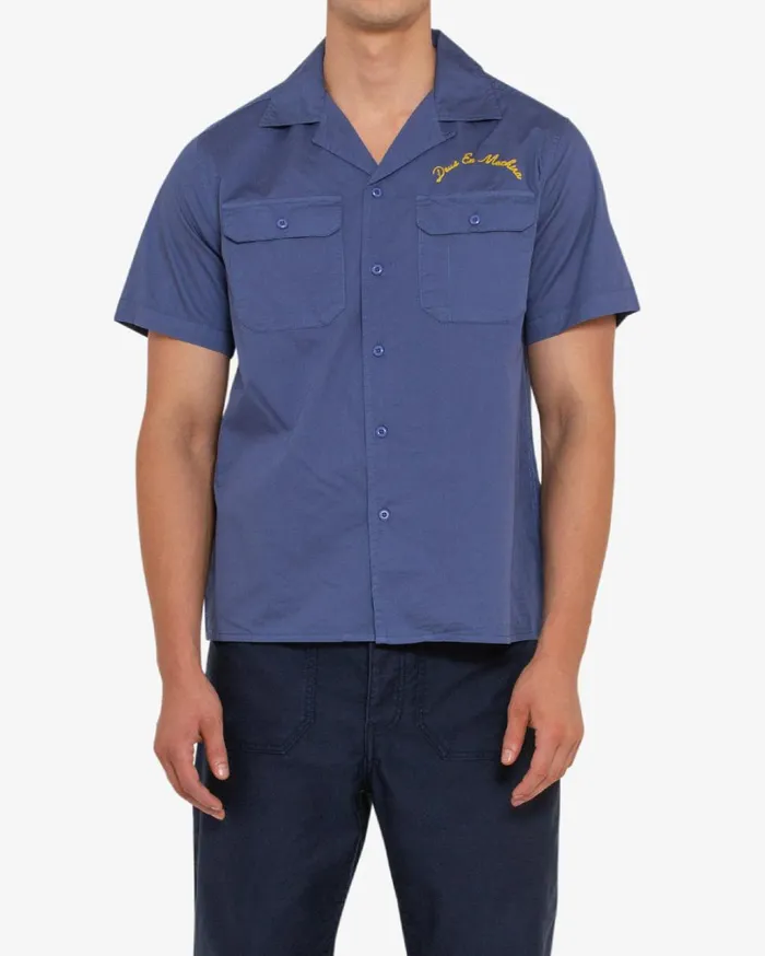 Fleetwood Shirt 8211 Dusty Blue Men Deus Ex Machina Shirts