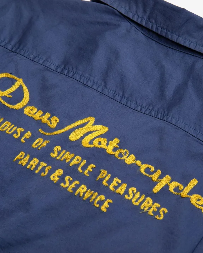 Fleetwood Shirt 8211 Dusty Blue Men Deus Ex Machina Shirts Fleetwood Shirt 8211 Dusty Blue Men Deus Ex Machina Shirts