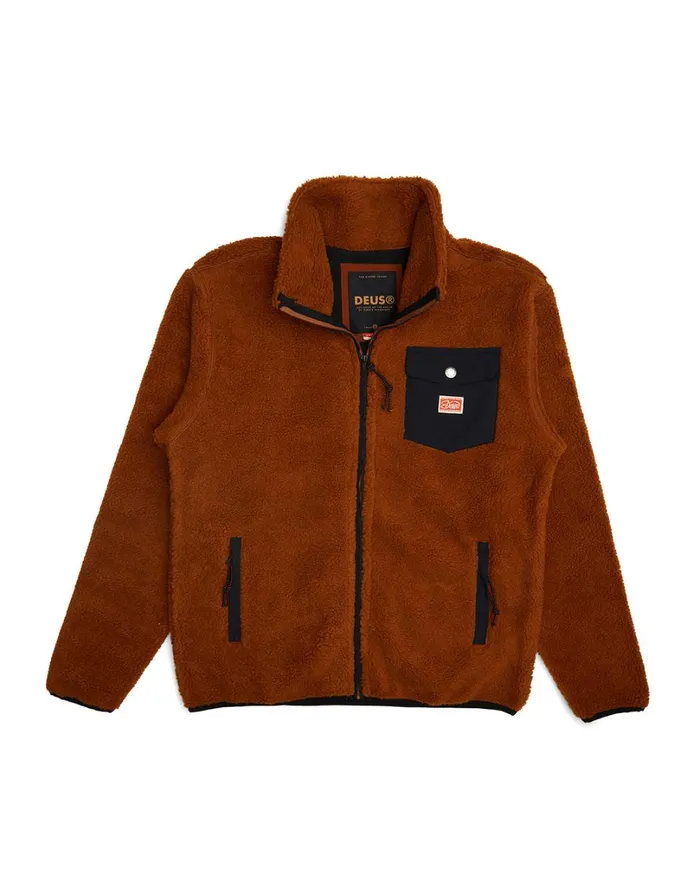 Fletcher Fleece 8211 Tan Men Deus Ex Machina Hoodies and Sweaters Fletcher Fleece 8211 Tan Men Deus Ex Machina Hoodies and Sweaters