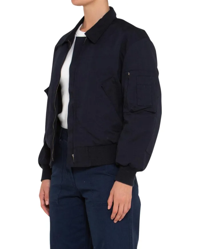 Flight Jacket 8211 Navy Women Deus Ex Machina Outerwear Flight Jacket 8211 Navy Women Deus Ex Machina Outerwear