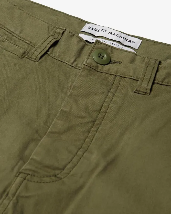 Floyd Short 8211 Army Green Men Deus Ex Machina Classics Floyd Short 8211 Army Green Men Deus Ex Machina Classics