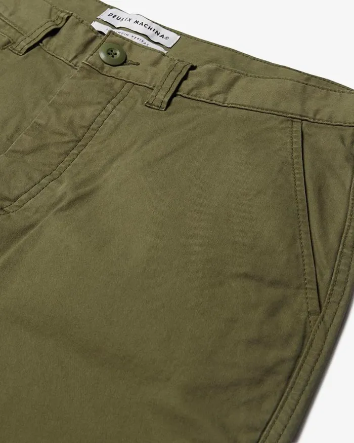 Floyd Short 8211 Army Green Men Deus Ex Machina Classics Floyd Short 8211 Army Green Men Deus Ex Machina Classics