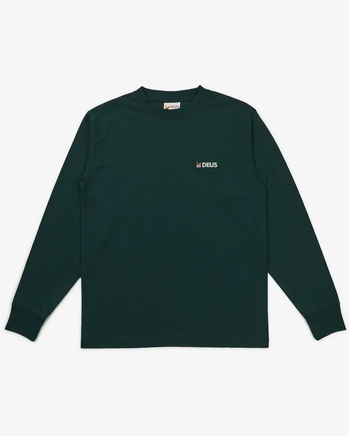 Foxtrot Long Sleeve Tee 8211 Trek Green Women Deus Ex Machina Tees Foxtrot Long Sleeve Tee 8211 Trek Green Women Deus Ex Machina Tees