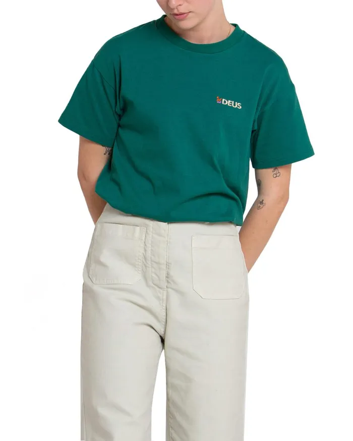Foxtrot Tee 8211 Alpine Green Women Deus Ex Machina Tees