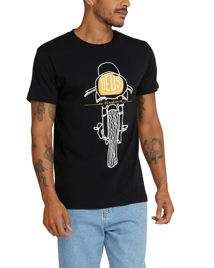 Frontal Matchless Tee 8211 Black Men Deus Ex Machina Tees