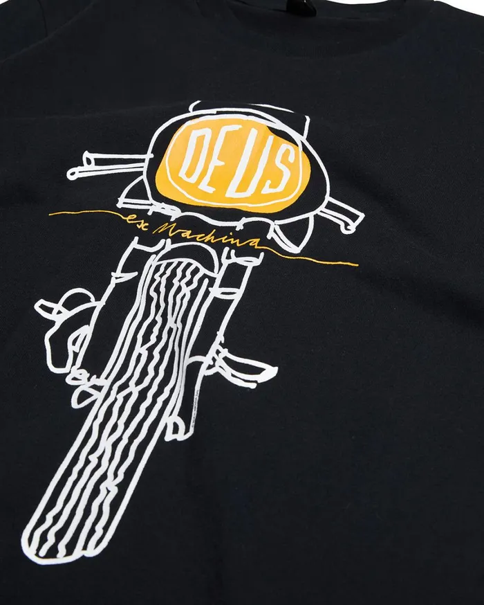 Frontal Matchless Tee 8211 Black Men Deus Ex Machina Tees Frontal Matchless Tee 8211 Black Men Deus Ex Machina Tees