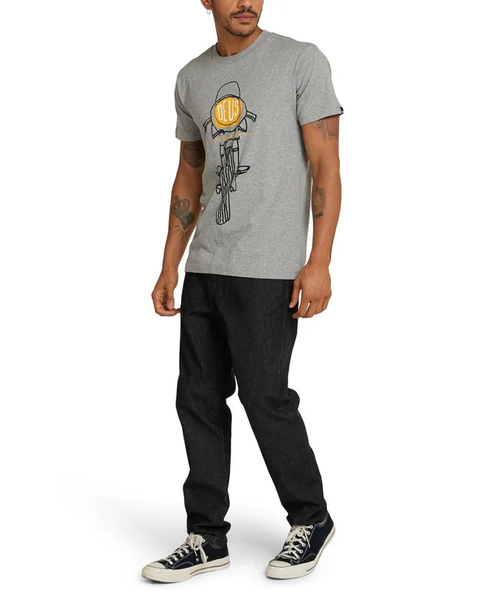 Frontal Matchless Tee 8211 Grey Marle Men Deus Ex Machina Tees Frontal Matchless Tee 8211 Grey Marle Men Deus Ex Machina Tees