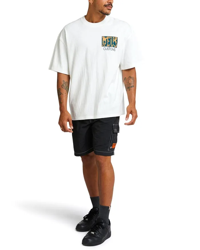 Full Circuit Tee 8211 Vintage White Men Deus Ex Machina Tees Full Circuit Tee 8211 Vintage White Men Deus Ex Machina Tees