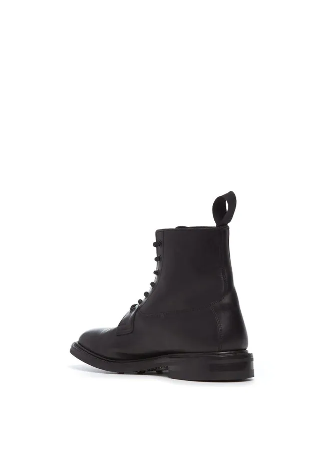 Gabriela Hearst Accessories Men Calvert Military Boot In Black Leather