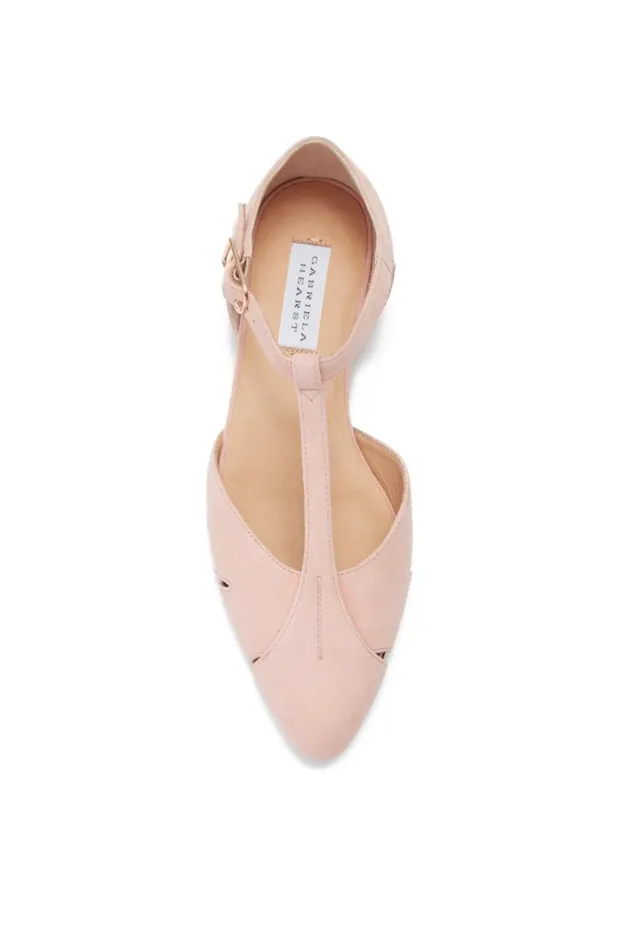 Gabriela Hearst Ballet Flats Women Harlow Ballerina Flat In Blush Suede