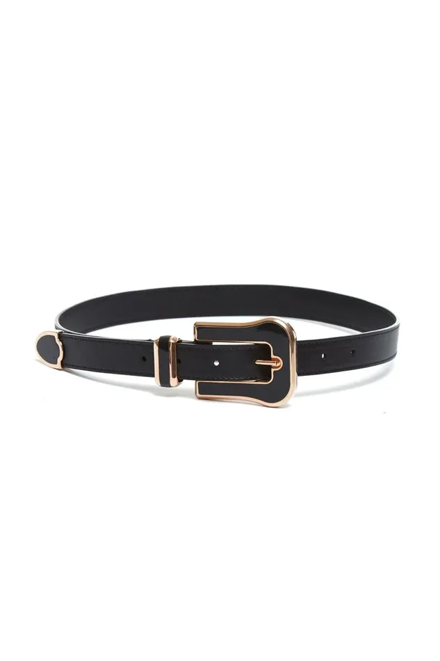 Gabriela Hearst Belts Women Austine Belt In Black Leather