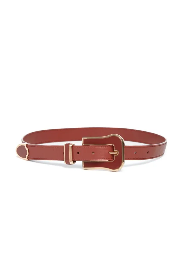 Gabriela Hearst Belts Women Austine Belt In Cognac Leather