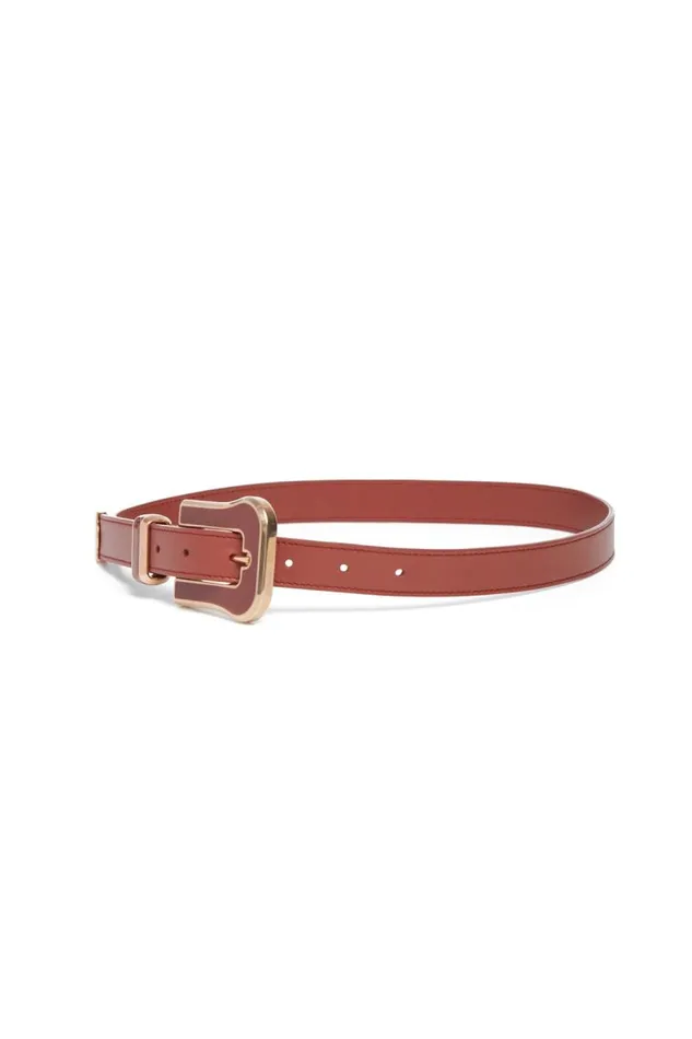 Gabriela Hearst Belts Women Austine Belt In Cognac Leather