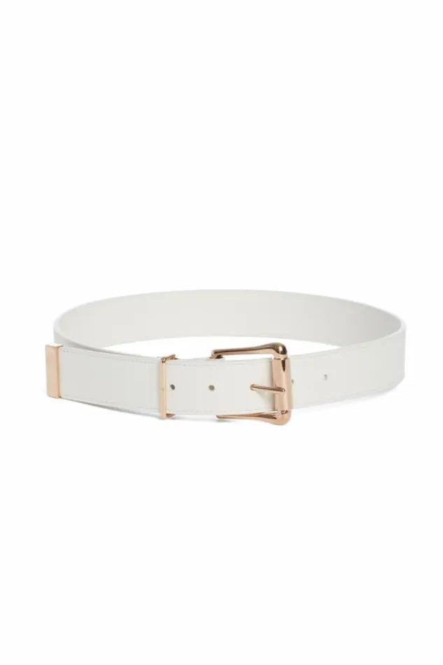 Gabriela Hearst Belts Women Laird Belt In White Leather