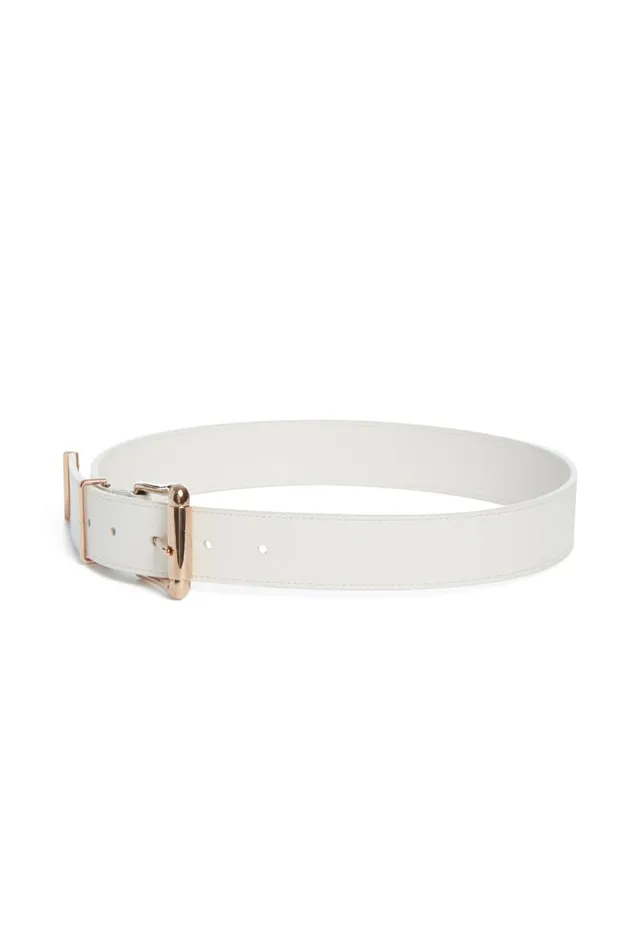 Gabriela Hearst Belts Women Laird Belt In White Leather