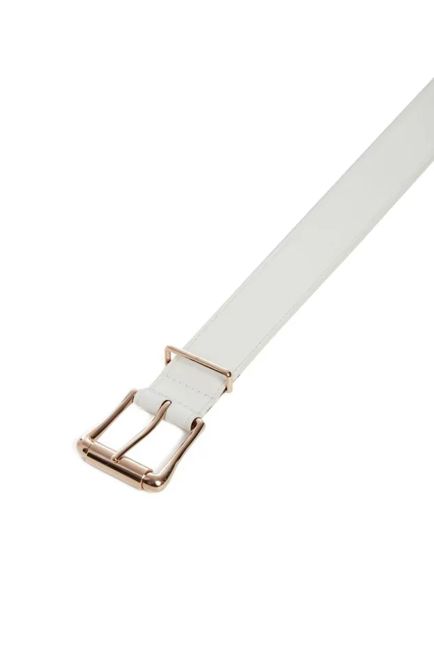 Gabriela Hearst Belts Women Laird Belt In White Leather