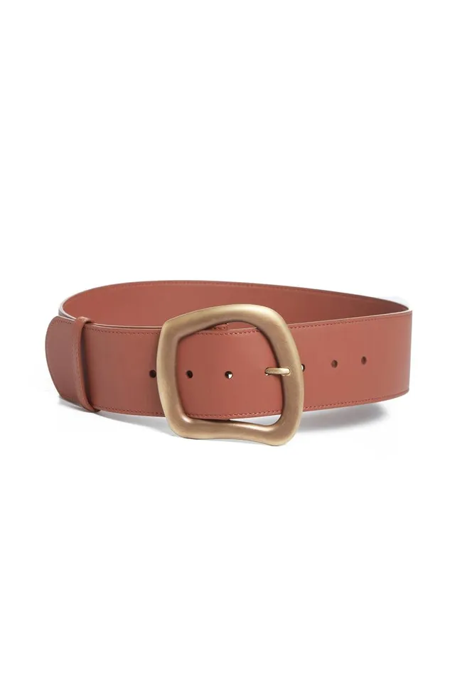 Gabriela Hearst Belts Women Large Simone Belt In Cognac Leather