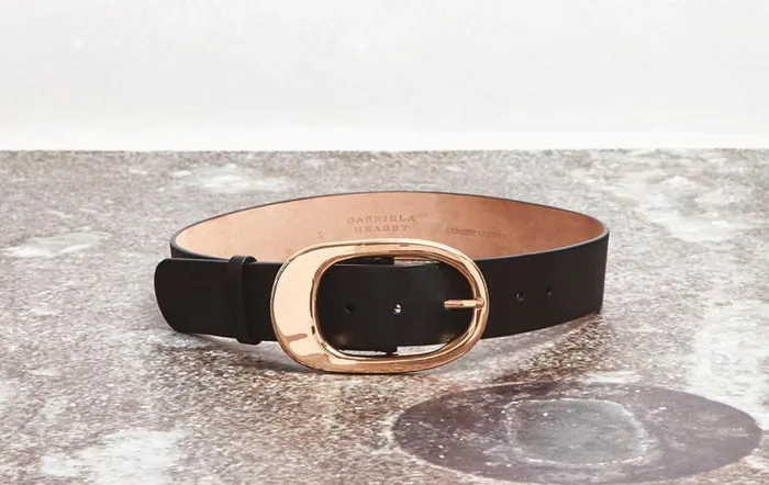 Gabriela Hearst Belts Women Lozewce Belt In Black Leather